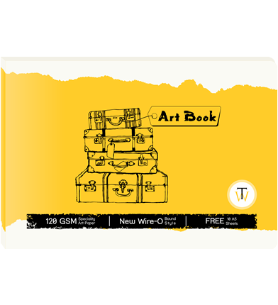 Art Book A4 (29.7 * 21 cm) - Cartraige Sheet Pg 50