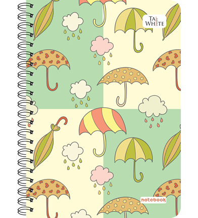 Wire-O Notebook A4 (29.7 x 21 cm)-1 Subject/ Single Line Pg-160